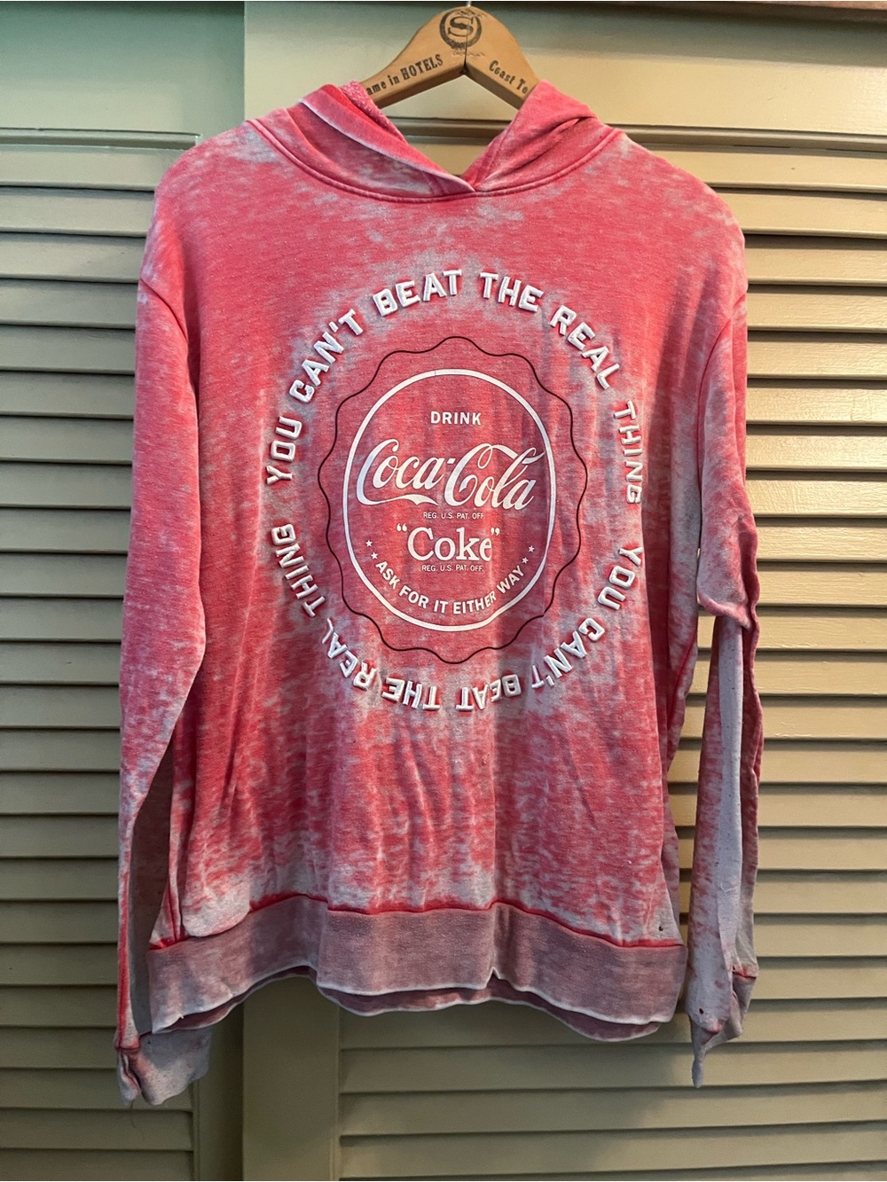 Coca-Cola Red Tie-Dye Hoodie Size XL